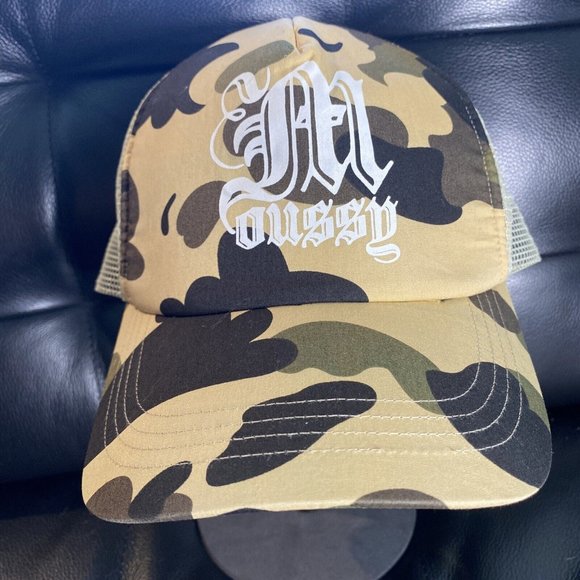 BAPE NIGO x MOUSSY TRUCKER HAT